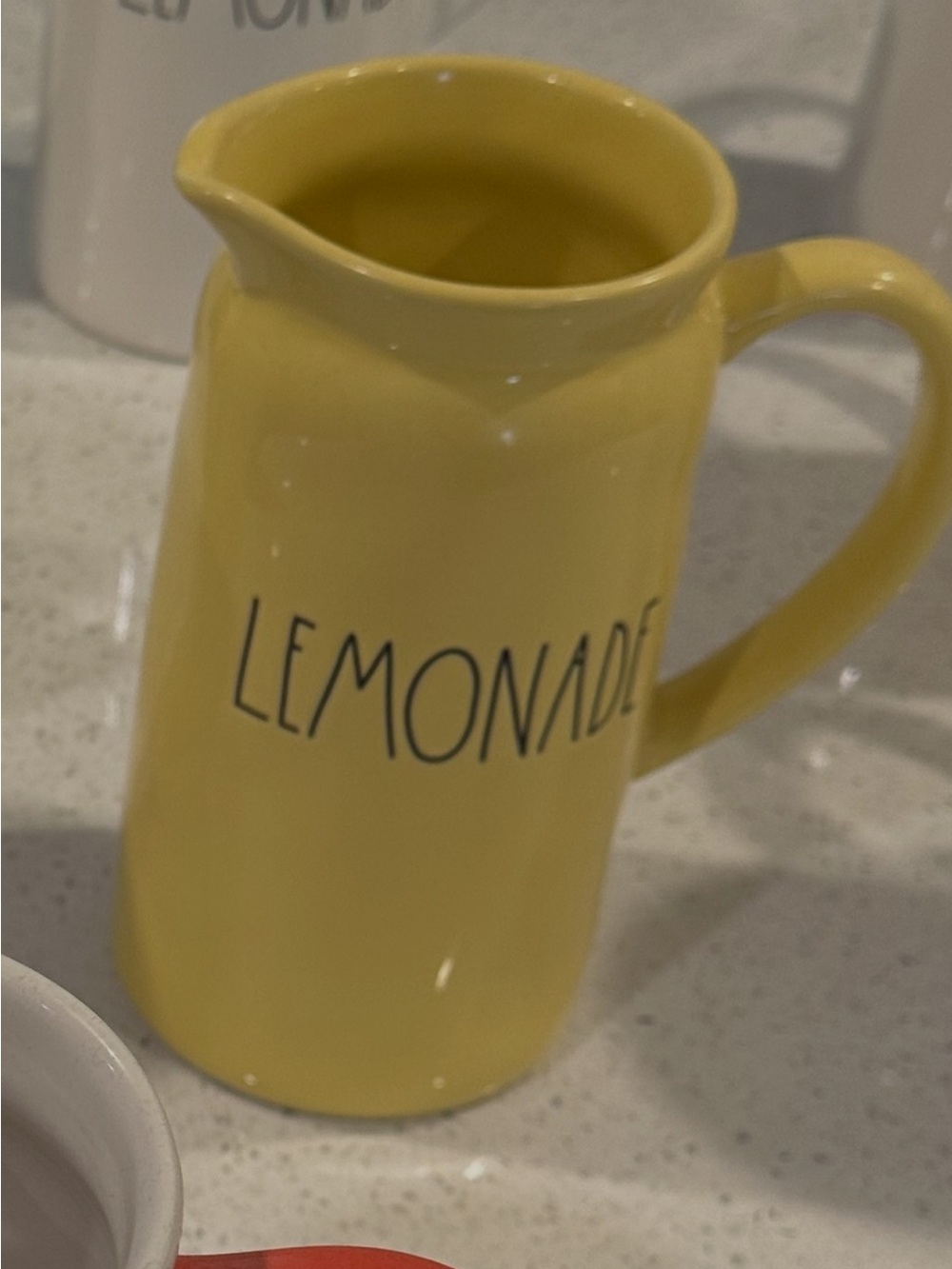 Rae Dunn Yellow Lemonade Pitcher
